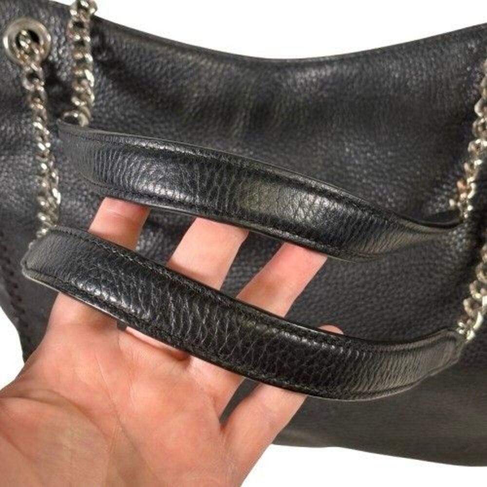 Michael Kors Whipped Chelsea Black Leather Tote Hobo Shoulder Bag Purse MRP$528 - Picture 14 of 16
